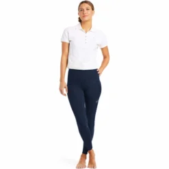 2023 Ariat Womens Moto Full Seat Tights 10035227 - Navy