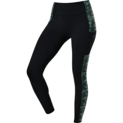 2022 Dublin Womens Zora Print Full Grip Tights 1010964007 - Emerald