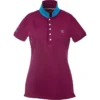 2022 Dublin Womens Lily Cap Sleeve Polo 1000385 - Crimson Red Colour Crimson Red