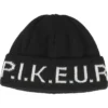 2021 Pikeur Logo Beanie 8846 - Black / White Colour Black/White