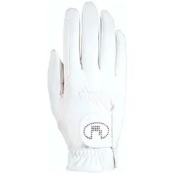 2022 Roeckl Lisboa Riding Gloves 3301-308 - White Colour White