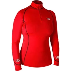 2022 Woof Wear Performance Riding Shirt WA0001 - Royal Red Colour Royal Red