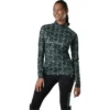 2022 Dublin Womens Sapphire Print Long Sleeve Top 1010959009 - Emerald