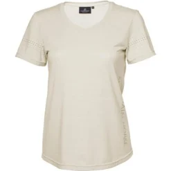 2022 Mountain Horse Womens Tyra Tech Top 4474103003 - Beige Melange