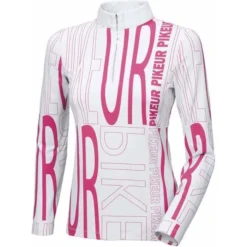 2022 Pikeur Womens Lyvi Print Baselayer 227200 204 940 - White / Blush Pink