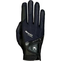 2022 Roeckl Madrid Riding Gloves 301249 - Black Colour Black