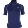 2022 Woof Wear Womens Short Sleeve Performance Riding Shirt WA0006 - Navy Colour Navy
