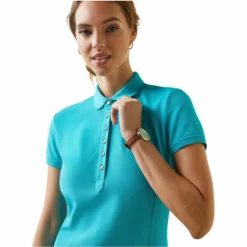 2023 Ariat Womens Prix 2.0 Polo 10030467 - Viridian Green Colour Viridian Green