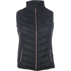 2023 HKM Womens Equine Sports Hybrid Gilet 11369 - Black / Rose Gold