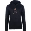 2023 HKM Womens Equine Sports Style Hoodie 13297 - Black / Rose Gold