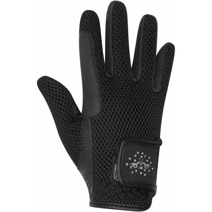 2023 HV Polo Womens Alexa Riding Gloves 207083503 - Black - Image 3