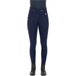 2023 HV Polo Womens Favourite Highwaist Full Grip Riding Tights 201093514 - Navy Colour Navy