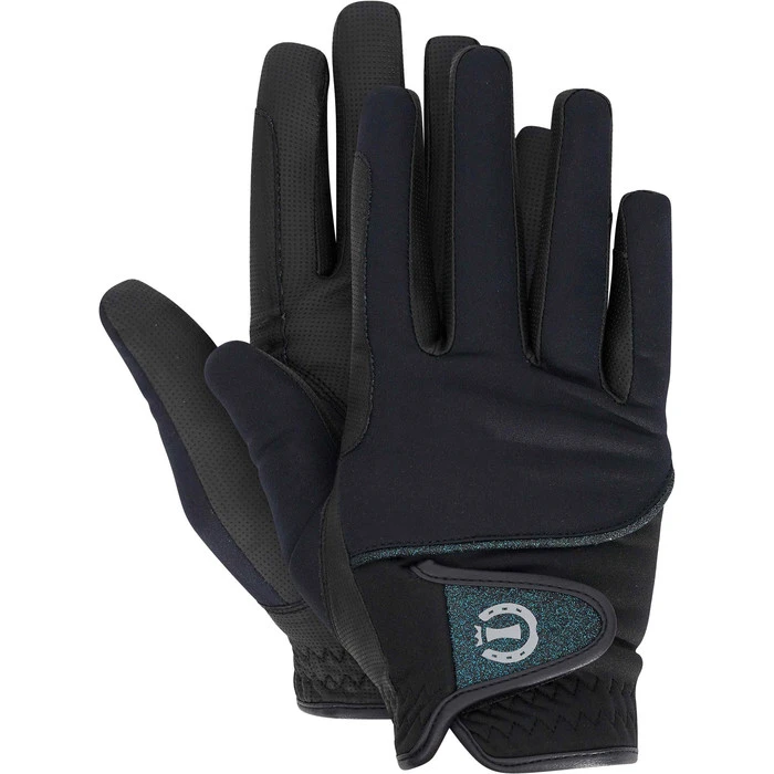 2023 Imperial Riding Sporty Shimmer Gloves KL50323000 - Navy