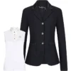 2023 Imperial Riding Womens Vive Capone Competition Blazer & Triumph Sleeveless Competition Top CBCT23 - Black / Gun Metal / Whi