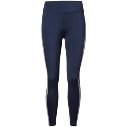 2023 Mountain Horse Womens Active Stripe Tech Tights 053210 - Navy