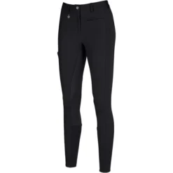 2023 Pikeur Womens Lugana Full Seat Grip Breeches 140906 479 - Black Colour Black
