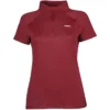 2023 Weatherbeeta Womens Prime Short Sleeve Top 101906000 - Maroon Colour Maroon