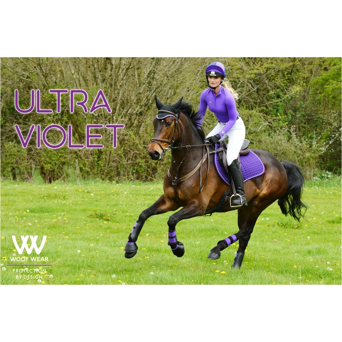 2022 Woof Wear Performance Riding Shirt WA0001 - Ultra Violet Colour Ultra Violet - Image 4