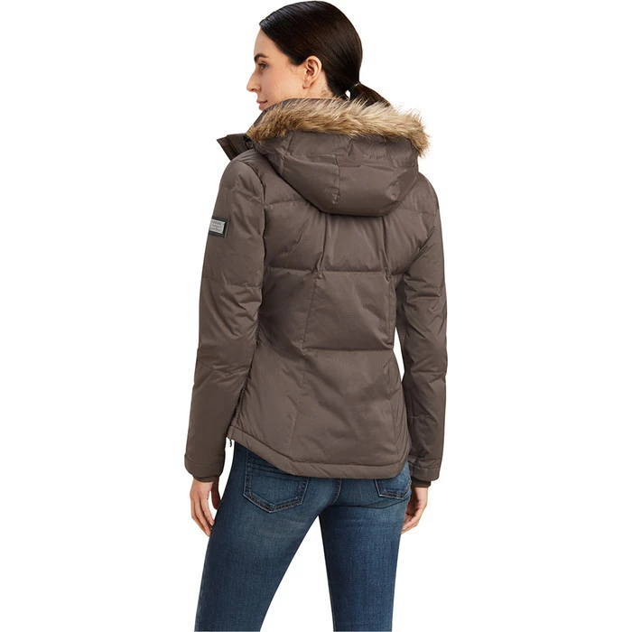2022 Ariat Womens Altitude Down Jacket 10041238 - Banyan Bark - Image 2