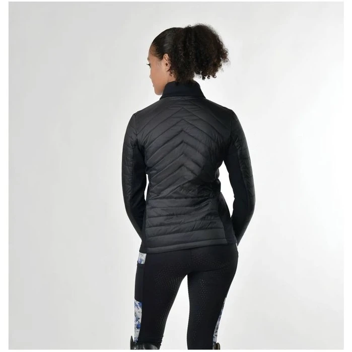 2022 Dublin Womens Lia Hybrid Quilted Jacket 1010960002 - Black - Image 4