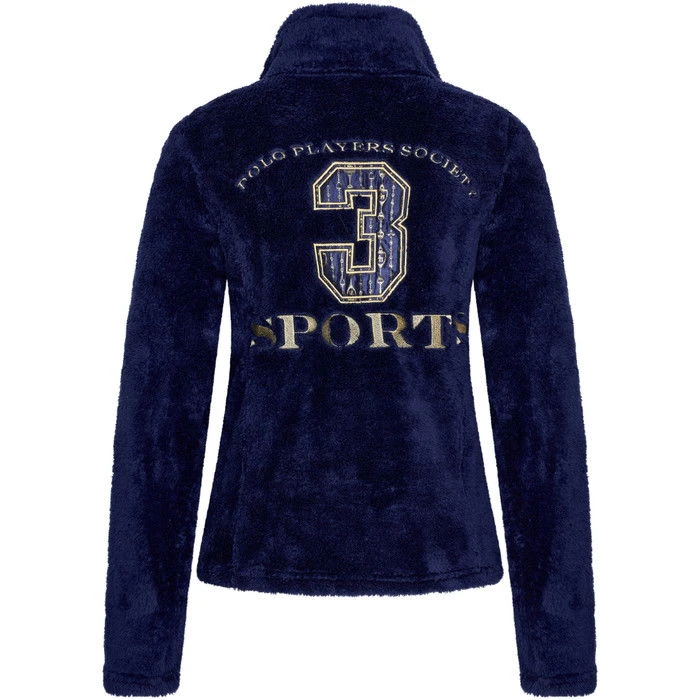 2022 HV Polo Womens Liliane Fleece Jacket 401493452 - Navy - Image 2