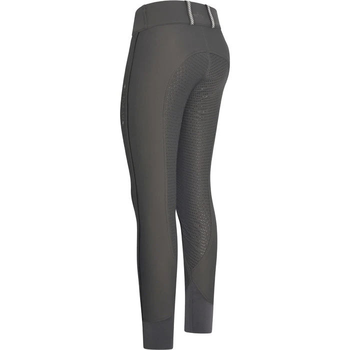 2022 HV Polo Womens Isabell Fullgrip Riding Tights 201093455 - Ultimate Grey Colour Ultimate Grey - Image 2
