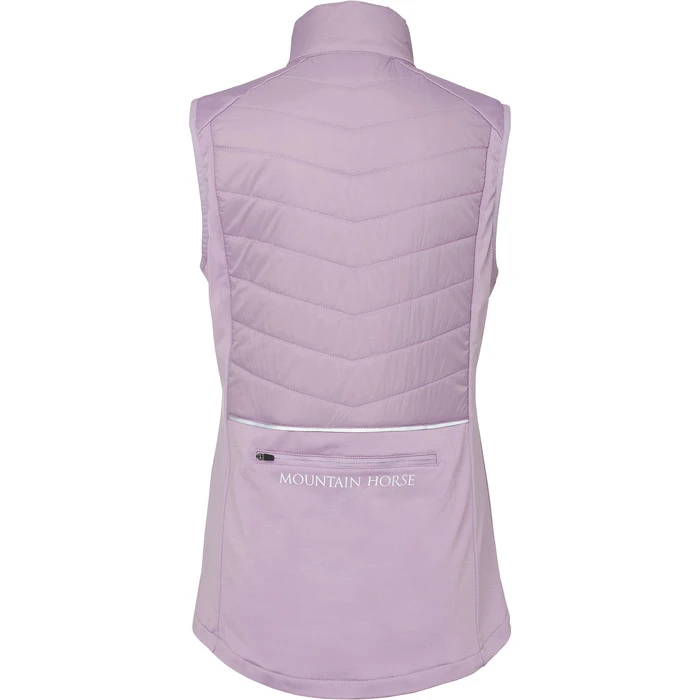 2023 Mountain Horse Womens Prime Hybrid Gilet 3423064 - Mauve Pink - Image 2