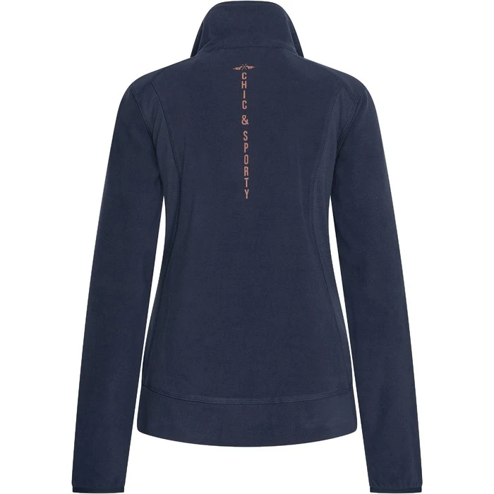 2023 HV Polo Womens Sarah Fleece Jacket 409093502 - Navy - Image 2