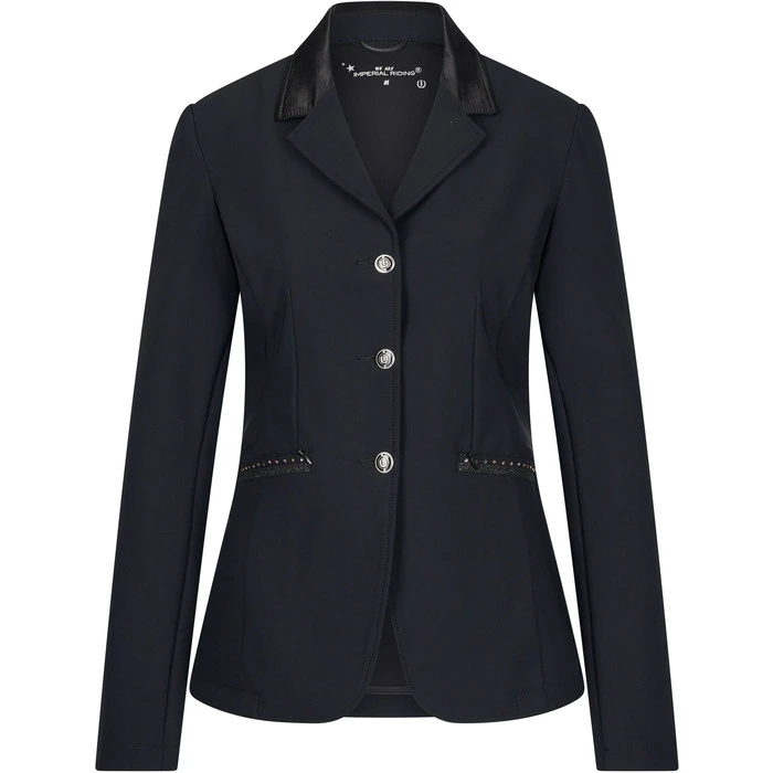 2023 Imperial Riding Womens Competition Blazer & Speedy Tech Top Rose Gold Bundle CBTT23 - Black / Rose Gold / White - Image 2