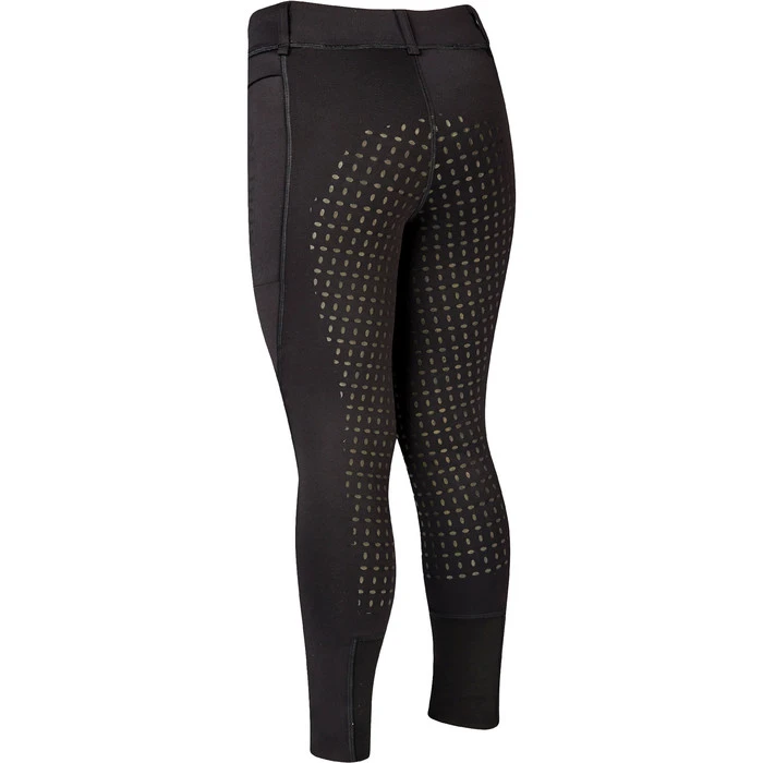 2023 Dublin Childrens Warm It Thermodynamic Riding Tights 1004926 - Black - Image 2
