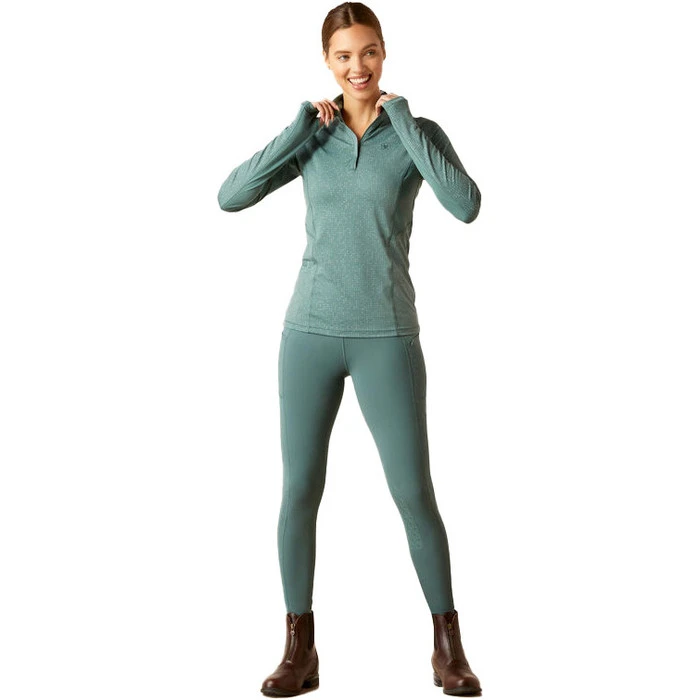 2023 Ariat Womens Lumina Lowell Base Layer 10046157 - Silver Pine - Image 4