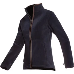 Baleno Womens Sarah Fleece Jacket Navy Blue