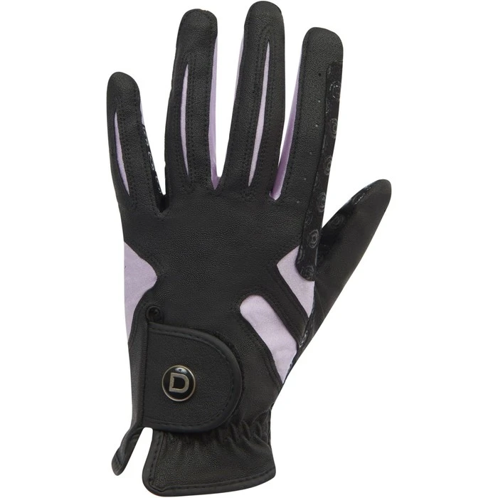 Dublin Cool-It Gel Riding Goves - Black / Pink