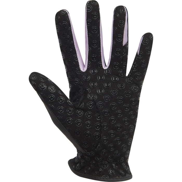 Dublin Cool-It Gel Riding Goves - Black / Pink - Image 2