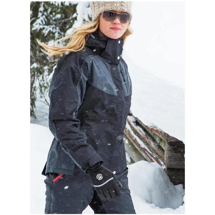 2020 Mountain Horse Womens Comfy Gloves 07046010 - Black - Image 2