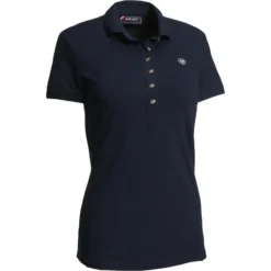 2023 Ariat Womens Prix 2.0 Short Sleeve Polo 10030467 - Navy Colour Navy