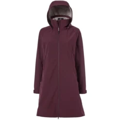 2022 Mountain Horse Stella Softshell Parka 33250 - Burgundy Colour Burgundy