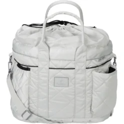2022 Eskadron Accessories Glossy Quilted Bag 351038 442 210 - Pearl Grey