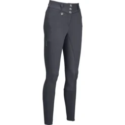 2023 Pikeur Womens Briosa Full Grip Riding Breeches 144306 - Dark Shadow Colour Dark Shadow