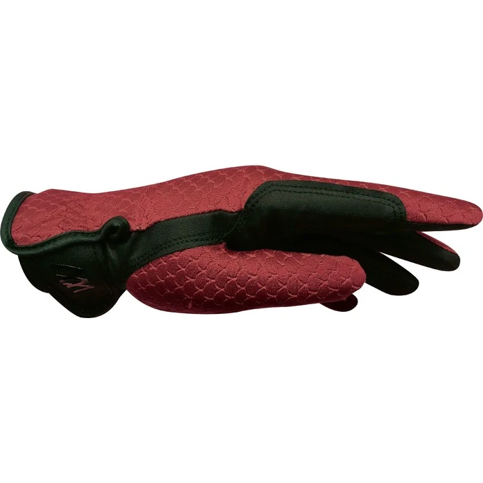 Woof Wear Zennor Riding Gloves - Shiraz Colour Shiraz - Image 2